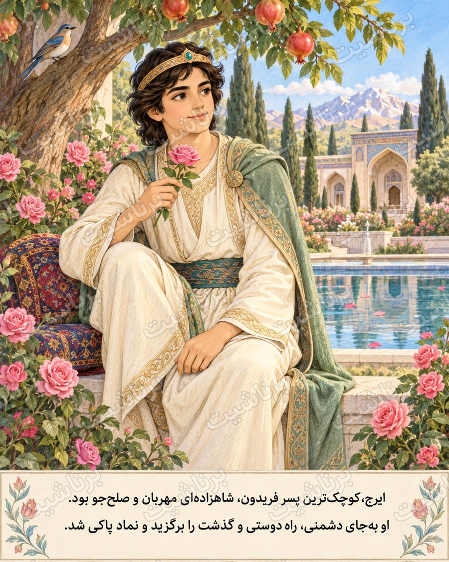 کاربرگ رنگ آمیزی ایرج
